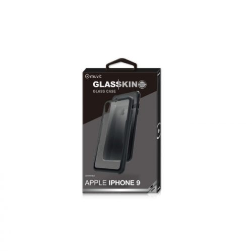 MUVIT TPU GLASSKIN FOR IPHONE XR black backcover