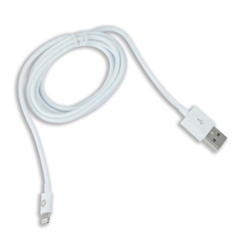 MUVIT DATA CABLE LIGHTNING MFi 2.4A 1M white