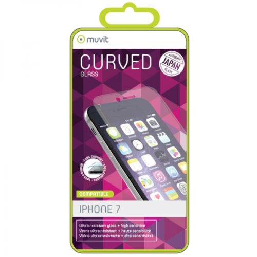 MUVIT JAPAN FULL FACE IPHONE 7 8 transparent tempered glass