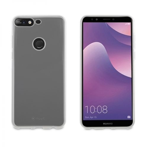 MUVIT TPU CRYSTAL SOFT HUAWEI Y7 PRIME 2018 / HONOR 7C trans backcover