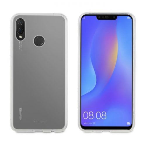 MUVIT TPU CRYSTAL SOFT HUAWEI P SMART PLUS 2019 / HONOR 20 LITE trans backcover