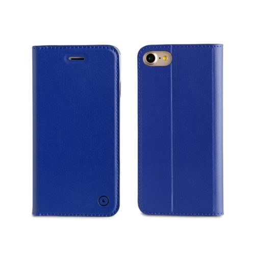 MUVIT LEATHER STAND BOOK APPLE IPHONE 7 / 8 / SE (2020) blue