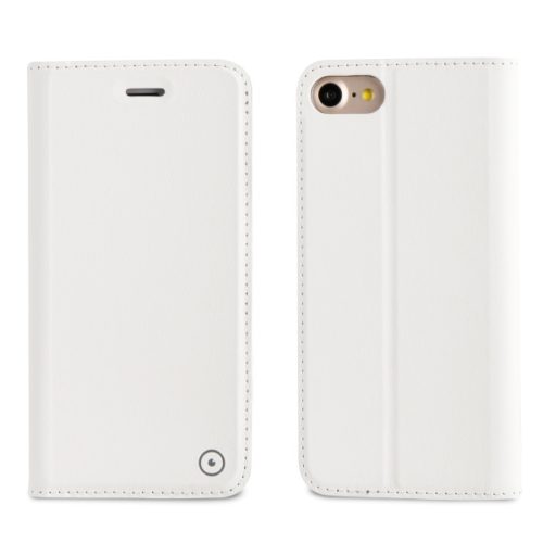 MUVIT LEATHER STAND BOOK APPLE IPHONE 7 / 8 / SE (2020) white