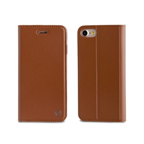 MUVIT LEATHER STAND BOOK APPLE IPHONE 7 / 8 / SE (2020) brown