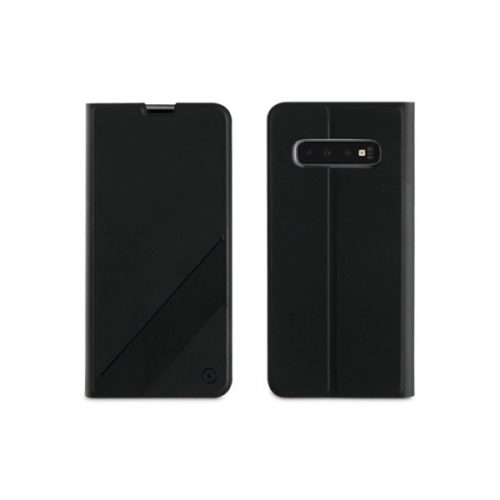 MUVIT LEATHER STAND BOOK GRAPHIC SAMSUNG S10 black