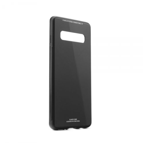 SENSO GLASS CASE SAMSUNG S10 PLUS black backcover