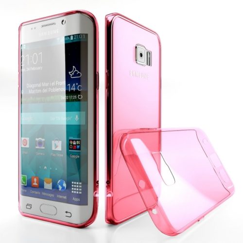 iS TPU 0.3 SAMSUNG S6 EDGE pink backcover