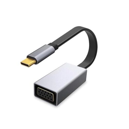 Adaptor HQ USB Type C to VGA 1080 60Hz Platinet