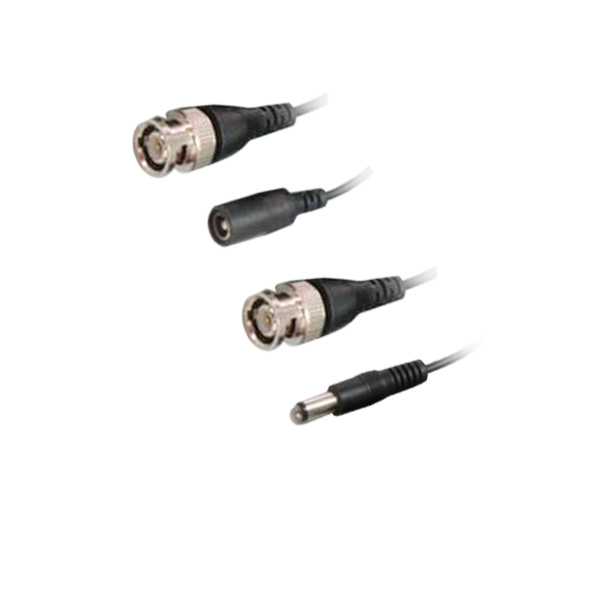 Cctv Hq Cable 5M  For Bnc(Mm)+Dc(Mf) Blk