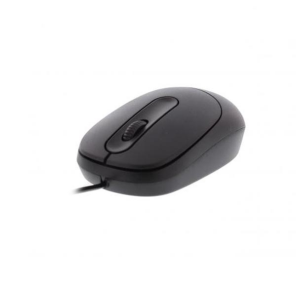 MU001 Well Ενσύρματο Ποντίκι 3D USB μαύρο 800dp MOUSE-USB-MU001BK-WL