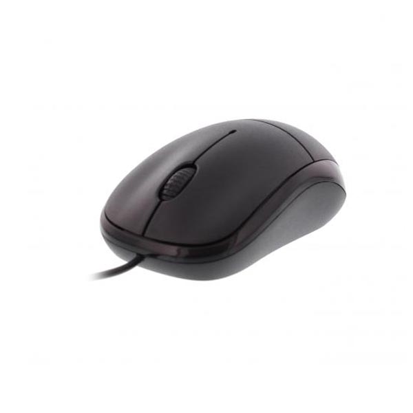 MU002 Well Ενσύρματο Ποντίκι 3D USB μαύρο 800dp MOUSE-USB-MU002BK-WL