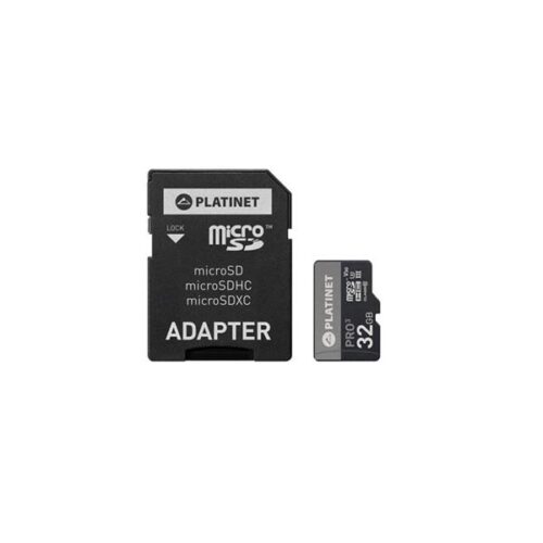 MicroSDHC UHS-III V30 SD 32GB CLASS 10 90MB/s Secure digital + adapter PLATINET
