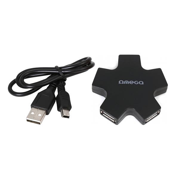 Omega USB 2.0 HUB 4-PORT Star
