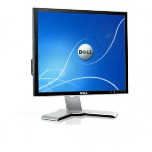 Used Monitor 1708 TFT/Dell/17"/1280x1024/Silver/Black/VGA & DVI-D & USB HUB