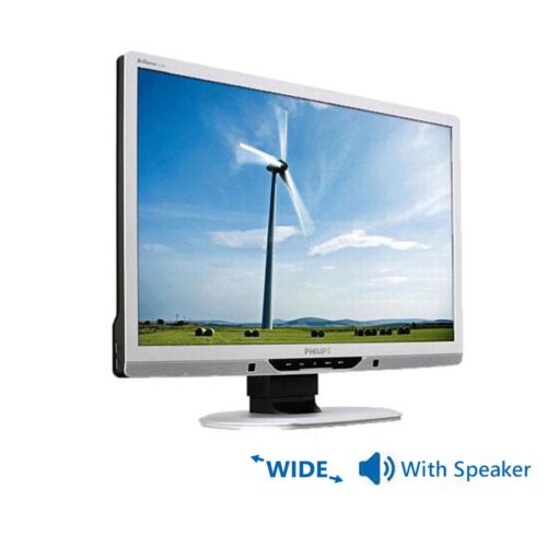 Used Monitor 225B TFT/Philips/22"/1680x1050/wide/Silver/With Speakers/D-SUB & DVI-D & USB HUB