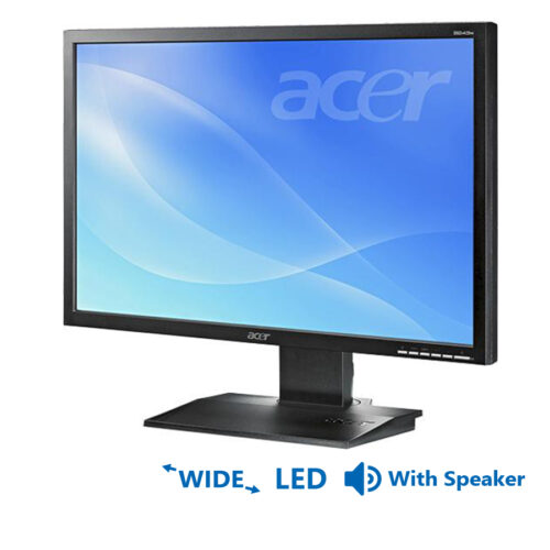 Used Monitor B243W LED/Acer/24/1920x1080/wide/Black/w/Speakers D-SUB & DVI-D