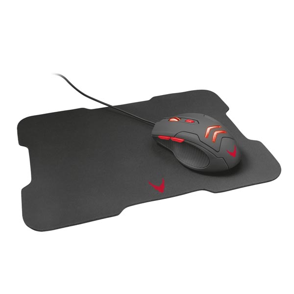 VARR Gaming set mouse1000-3200dpi & mousepad 295x210mm VSETMPX4