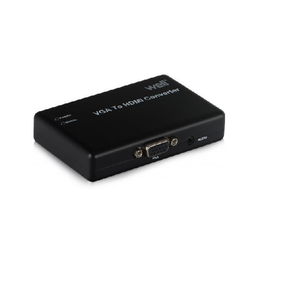 Well Μετατροπέας VGA σε HDMI FULL HD CONV-VGAST-HDMI-WL