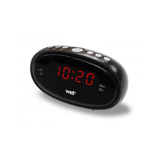 Well  Ξυπνητήρι ρολόι με ραδιόφωνο CLOCK-DESK-RELAX-WL CLOCK-DESK-RELAX-WL