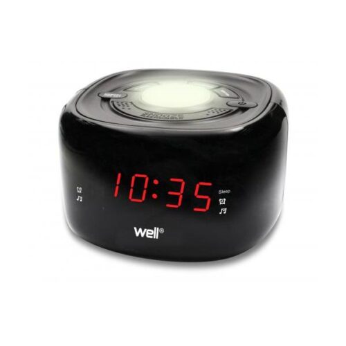 Well  Ξυπνητήρι ρολόι με φωτάκι νυχτός και ραδιόφωνο CLOCK-DESK-TWILIGHT-WL