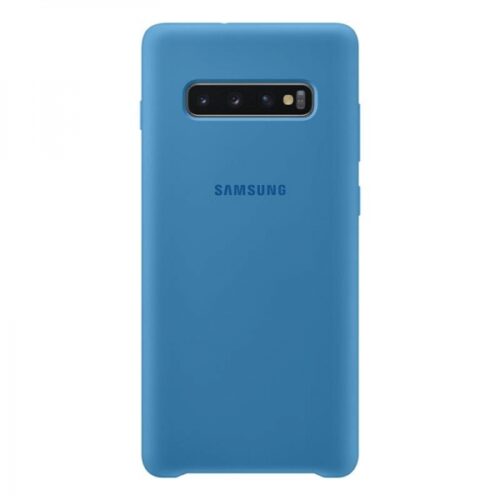 ORIGINAL SAMSUNG SILICONE COVER S10 PLUS blue backcover