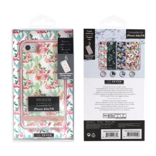 SO SEVEN MEXICO FLAMINGO IPHONE 6 6S 7 8 SE (2020) backcover