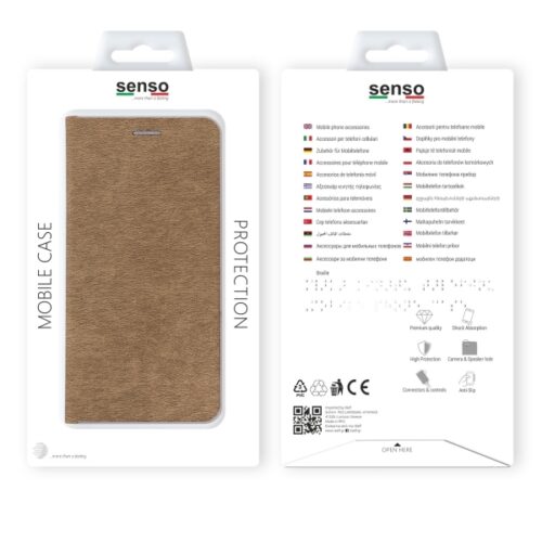 SENSO FEEL STAND BOOK SAMSUNG A70 gold