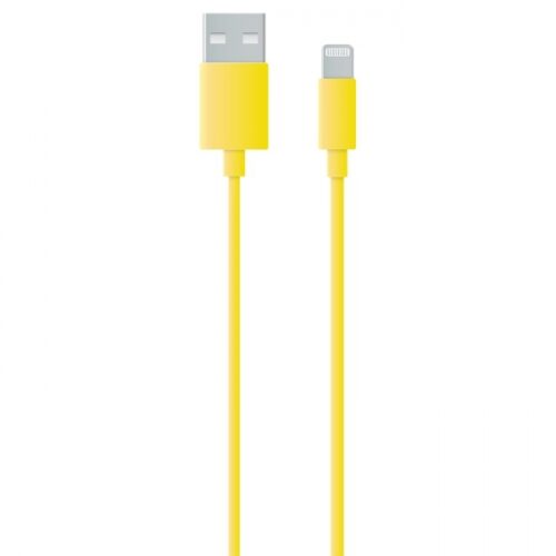 MUVIT LIFE MY CABLE 2.4A DATA LIGHTNING MFi 1M yellow