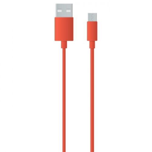 MUVIT LIFE MY CABLE 2.4A  DATA MICRO USB 1M coral
