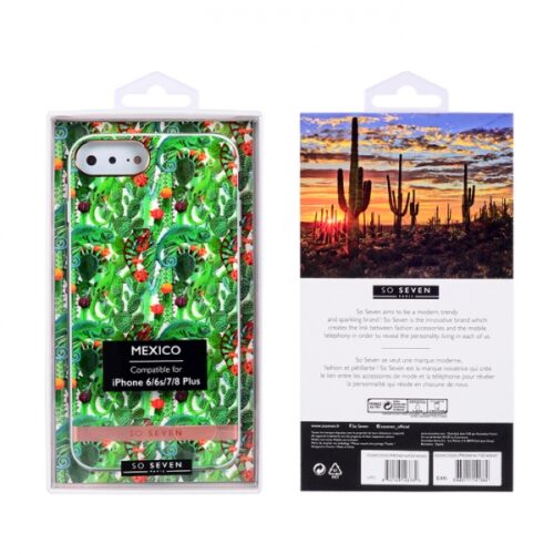 SO SEVEN MEXICO CHAMELEON IPHONE 7 PLUS 8 PLUS backcover
