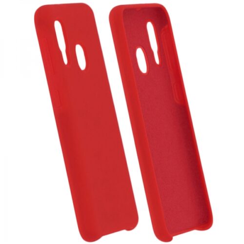 SENSO SMOOTH SAMSUNG A20e red backcover