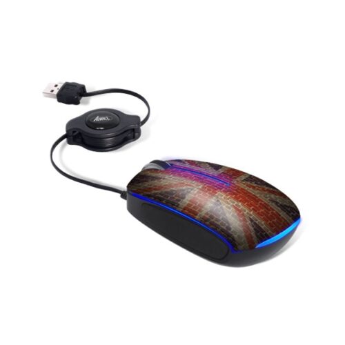 SOG ADVANCE MINI OPTICAL MOUSE UK RETRACTABLE