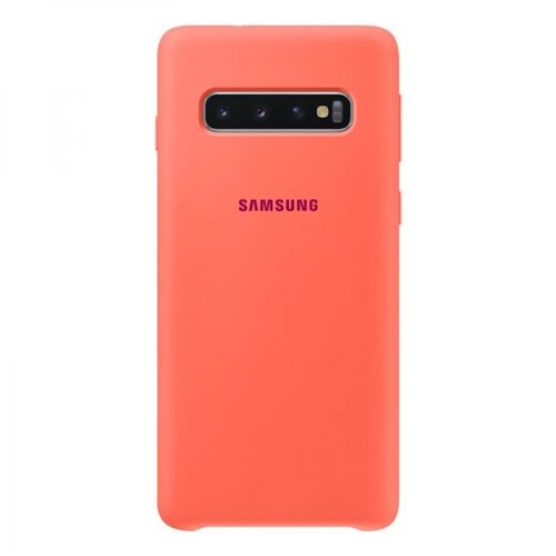 ORIGINAL SAMSUNG SILICONE COVER S10 berry pink backcover