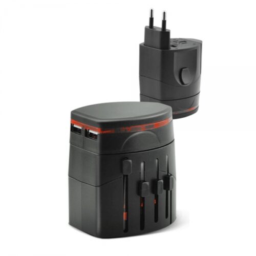 FONEX TRAVEL CHARGER UNIVERSAL EU/USA/AUS/UK black