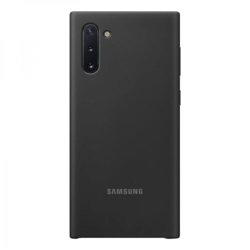 ORIGINAL SAMSUNG SILICONE COVER NOTE 10 black backcover