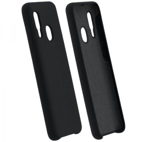 SENSO SMOOTH SAMSUNG A20e black backcover