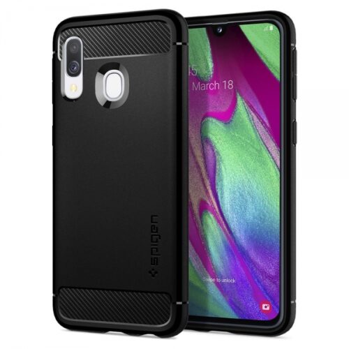SPIGEN RUGGED ARMOR SAMSUNG A70 black backcover