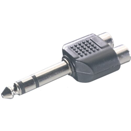 VIVANCO AUDIO ADAPTER 6.5mm JACK TO 2X RCA black