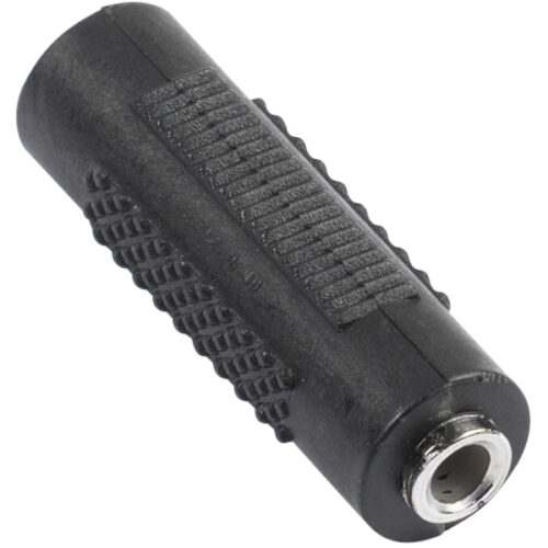 VIVANCO AUDIO ADAPTER 3.5mm JACK SOCKET TO 3.5mm JACK SOCKET black