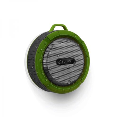FONEX PORTABLE SPEAKER WITH BLUETOOTH green