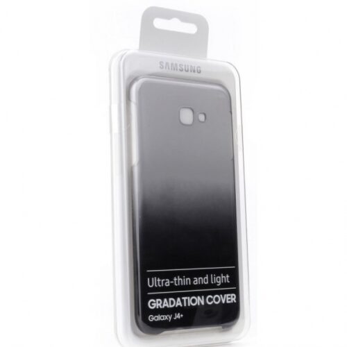 ORIGINAL SAMSUNG GRADATION COVER J4 PLUS black backcover