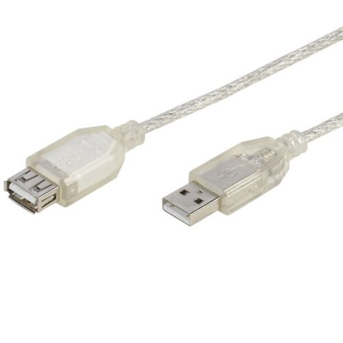 VIVANCO EXTENTION USB A to USB A 3m transparent