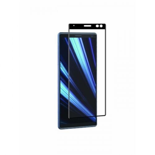MUVIT FULL FACE MADE FOR SONY XPERIA 10 + APPLICATOR black tempered glass
