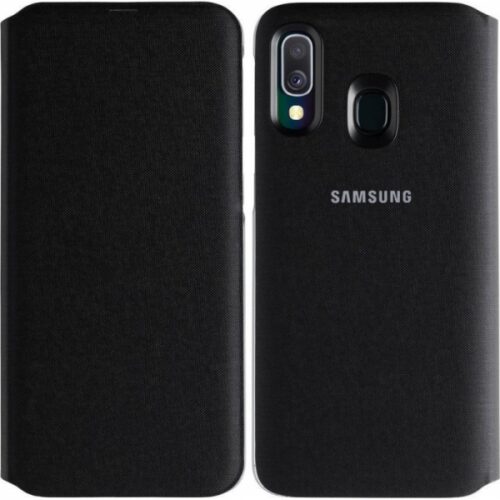 ORIGINAL SAMSUNG BOOK WALLET COVER A40 black