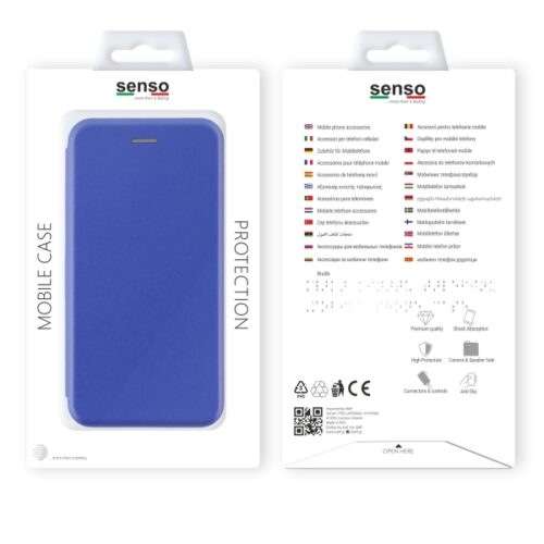 SENSO OVAL STAND BOOK XIAOMI REDMI NOTE 7 blue