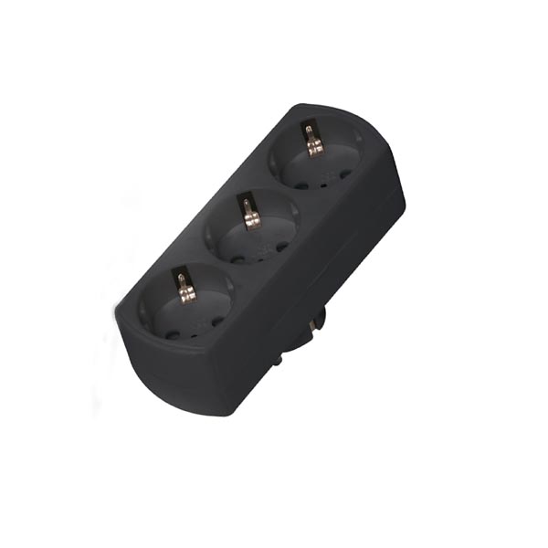 ΑΝΤΑΠΤΟΡΑΣ ΡΕΥΜΑΤΟΣ 3Χ ΣΟΥΚΟ μαύρο COM