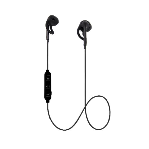Ακουστικό Bluetooth V4.2 με μικρόφωνο μαύρο