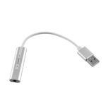 Εξωτερική κάρτα ήχου 7.1 USB to Jack 3.5mm Female για PC/MAC/PS4 Silver NSP SC01