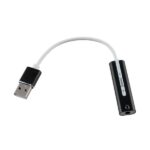 Εξωτερική κάρτα ήχου 7.1 USB to Jack 3.5mm Female για PC/MAC/PS4 Μαύρη NSP SC01