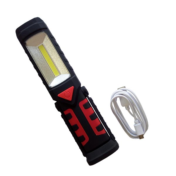 Επαναφορτιζόμενος Φακός Εργασίας  LED 3W COB 300LM